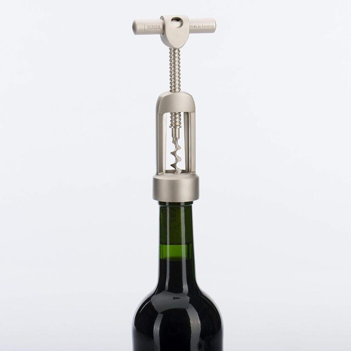 Westmark Bottle Opener with Cork Remover, Monopol Edition, Steel/Zinc Die-Cast, Barolo, Satin Finish, 62603380