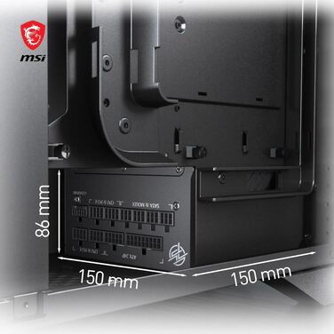 Блок живлення MSI MPG A1000G PCIE5 1000W, 80 Plus Gold, ATX 3.0, PCIe 5.0, повністю модульний