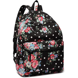 Жіночий рюкзак KONO: стильний рюкзак-сумка для школи, роботи, подорожей. Canvas, вінтажний дизайн, підходить для підлітків та дорослих.