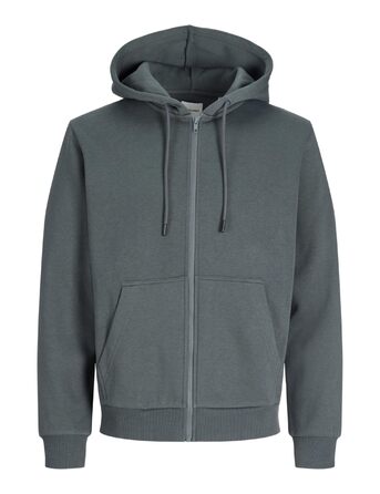 Чоловіча однотонна куртка-худі JACK & JONES Smart Casual, розмір L, колір Turbulence