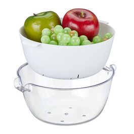 Relaxdays Mesh Strainer with Bowl