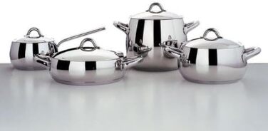 Каструля з нержавіючої сталі Alessi 'MAMI', 16 см, срібляста