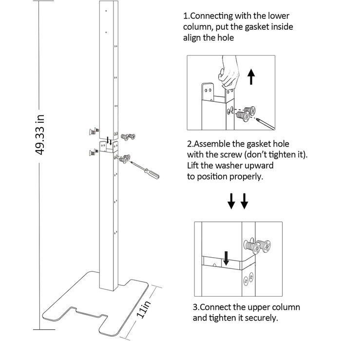 Підставка для пилососа сумісна з Dyson V15 Detect, V11, V10, V8, V7, V6. Органайзер для пилососа та аксесуарів, чорний (5 гачків).