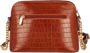 Сумка жіноча David Jones крокодилова шкіра коричнева через плече, клатч вечірній, повсякденна елегантна