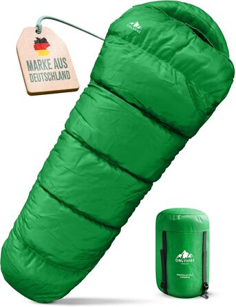 Спальник Schafsack Outdoor I - теплий, 300GSM, 1700г, для весни, осені та зими (-5°C до 10°C), M-X, зелений