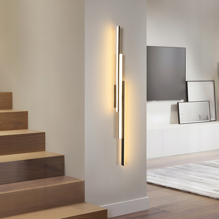 Настінний світильник Tealight, чорний, інтегроване LED-джерело світла 24 Вт