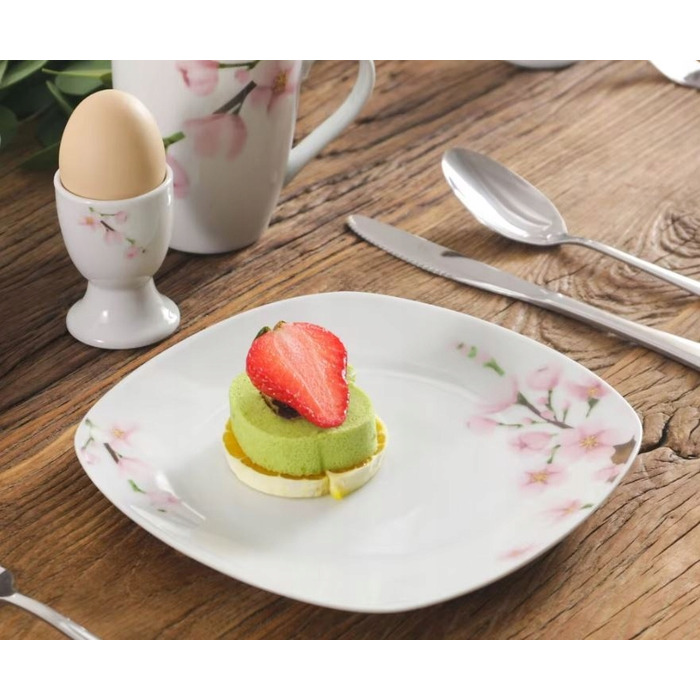 Обідній сервіз VEWEET ANNIE, порцеляновий набір на 12 осіб, 100 предметів