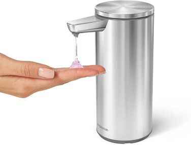 Simplehuman Rechargeable Automatic Soap Dispenser - Stainless Steel, 266ml