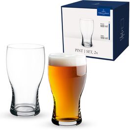 Villeroy & Boch Purismo Пивні Келихи 2 шт, 650 мл, Кришталь, Прозорі