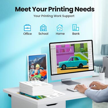 Комплект картриджів Glliter 545XL та 546XL для принтерів Canon PIXMA TS3350, TS3355, TS3450, TS3150, MX495 (чорний та кольоровий)