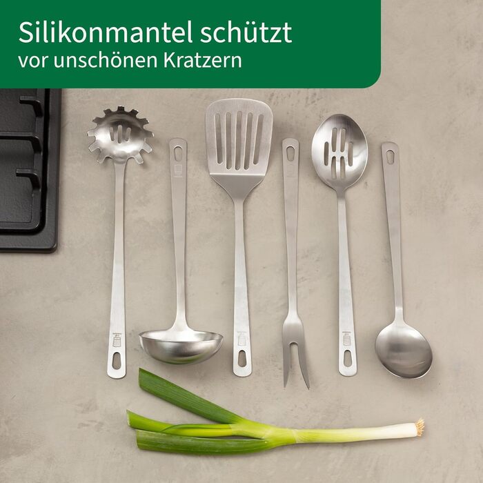 Міксер кухонний Fackelmann Chefkoch з ергономічною ручкою Soft-Touch, нержавіюча сталь, стійкий до 220°C, для збивання вершків та іншого