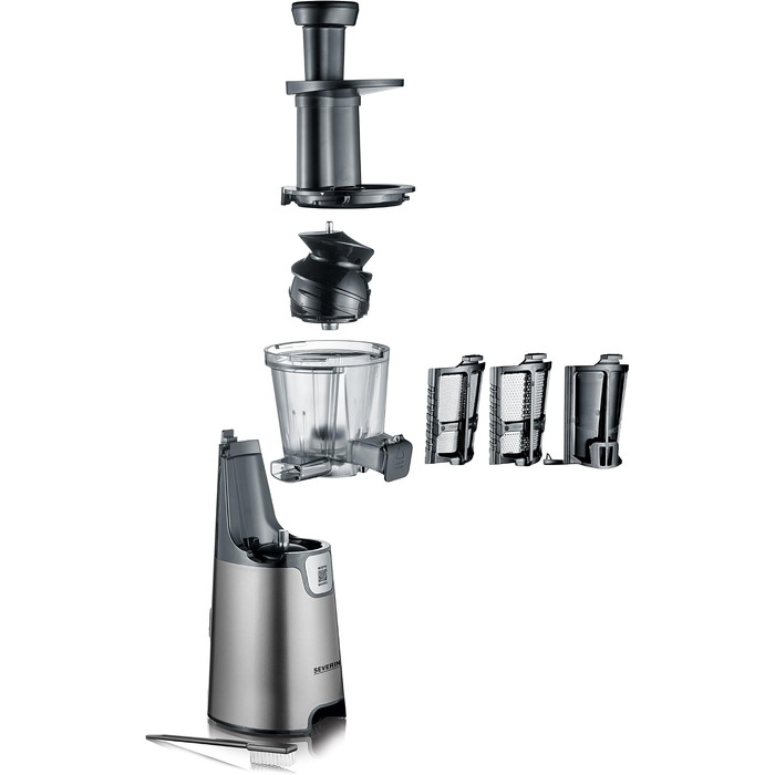 Електрична повільна соковижималка Severin для овочів та фруктів, Slow Juicer, 1.0 л