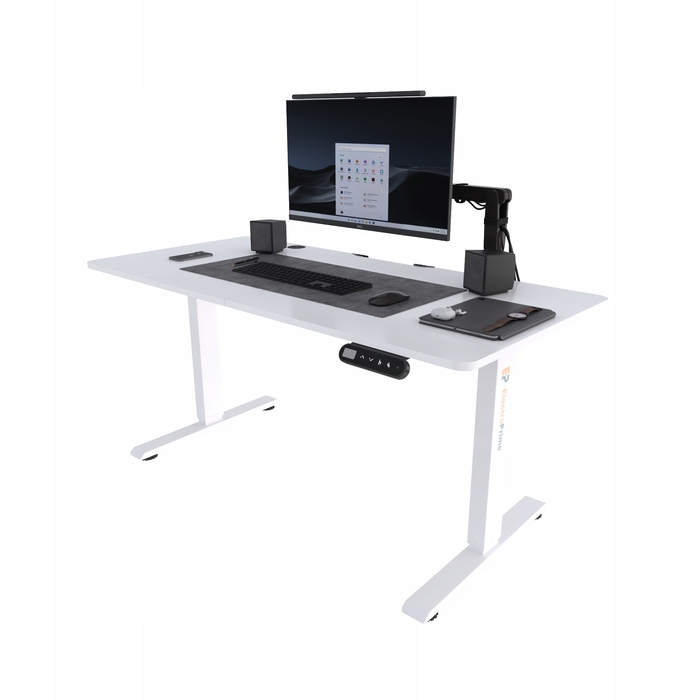 Ігровий стіл Electroprime Flow з підйомною стільницею, білий (120x60 см)