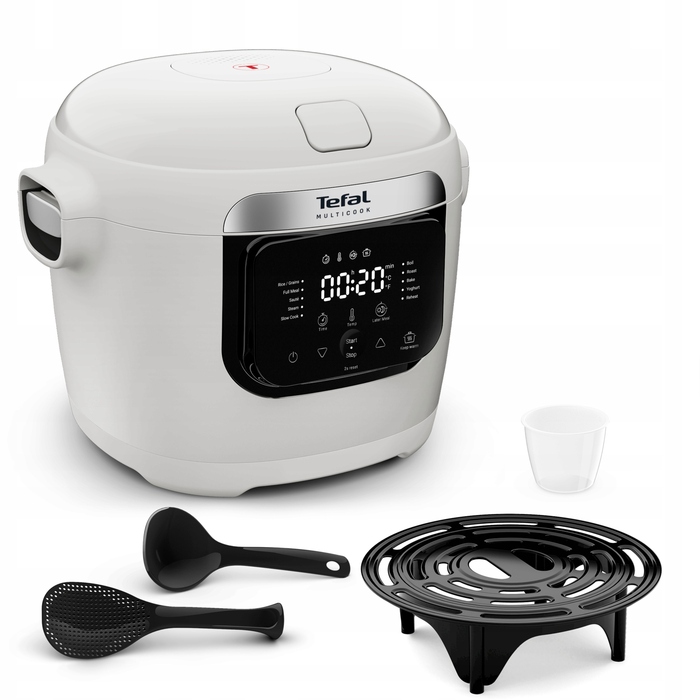 Мультиварка-рисоварка Tefal Basic MY700B, 6 л, 10 програм, електрична каструля