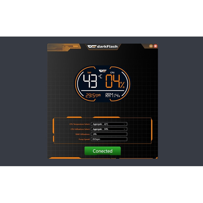 Рідинне охолодження процесора Darkflash DH240D v2 (чорне)