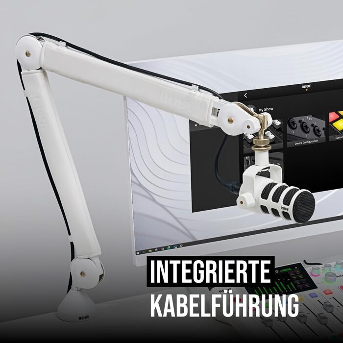 Шарнірний штатив RØDE для студійних мікрофонів (PSA1+, білий)