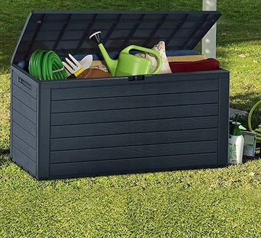 Садова скриня WOODEBOX 280л, антрацит - Prosperplast MBWL280-S433