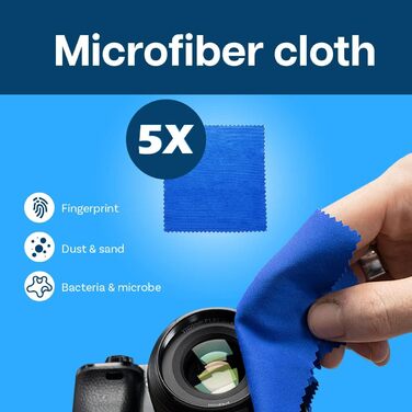 Набір для чищення сенсорів MMOBIEL 57 в 1 - для об'єктивів, сенсорів, камер DSLR (APS-C, Full Frame)