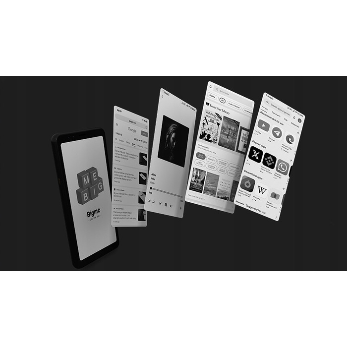 2-в-1 Електронна книга та смартфон BIGME HIBREAK, чорно-білий екран 5,84