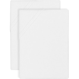 biberna 0002820 Biber Sheet/Bed Sheet Biber 2x 150x250 cm white