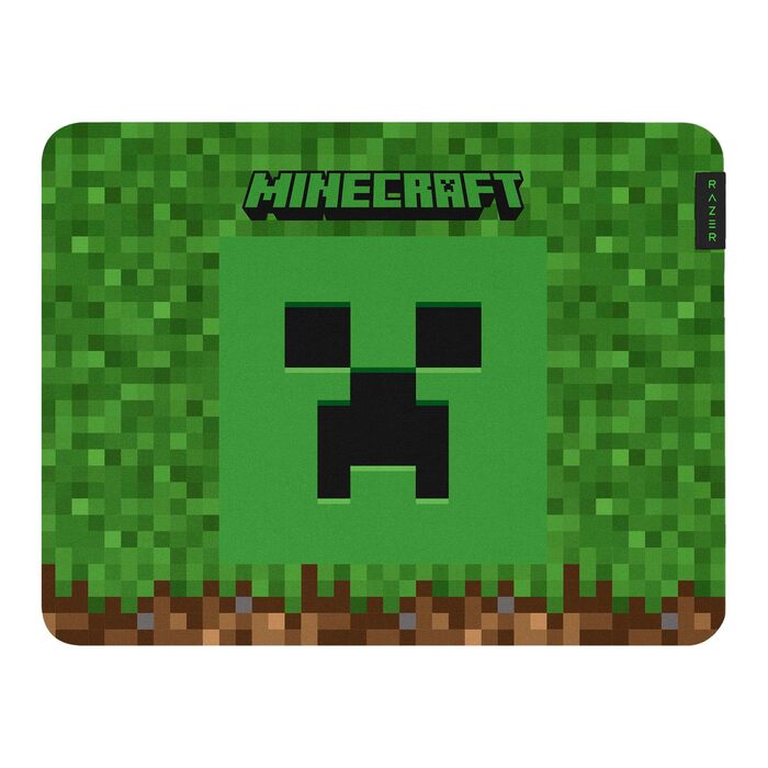 Ігровий килимок для миші Razer Gigantus V2 Minecraft, текстурований мікротканинний килимок з протиковзаючим гумовим основанням, 450 x 400 x 3 мм, чорний