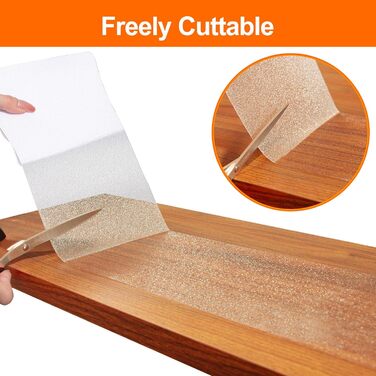 Transparent Stair Treads - 15 Piece Set - 10 x 81cm Anti-Slip Carpet for Stairs - Self-Adhesive Non-Slip Stair Mats for Wood Steps