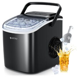 Машина для приготування льоду Ecozy: компактна, самоочисна, 9 кубиків за 6 хвилин, 12 кг/24 години, для дому та вечірок