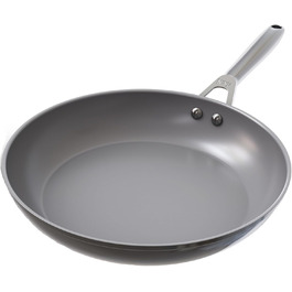 Набір посуду Ninja Extended Life з керамічним покриттям (5 предметів): сковороди 20 та 24 см + каструлі з кришками 16, 18 та 20 см, антипригарне покриття без PFOA, PFOS, свинцю та кадмію, безпечне для духовки до 285°C