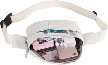 Поясна сумка на пояс для жінок та чоловіків, спортивна, водонепроникна, велика, для телефону, на бігу, бежева