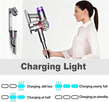 Запасний акумулятор DTK для пилососів Dyson DC62, V8: сумісний з моделями Fluffy, Animal, Absolute, Motorhead (21.6V, 4500mAh)