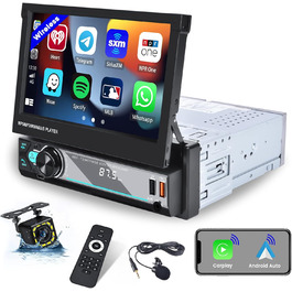 Hikity бездротовий CarPlay автомагнітола 1 DIN з 7