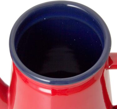 JMAHM Enamel Teakettle Coffee Pot 1L Water Kettle Can Be Used for Coffee, Tea, Milk, Oil, Induction Cooker Gas Stove Universal (Green)