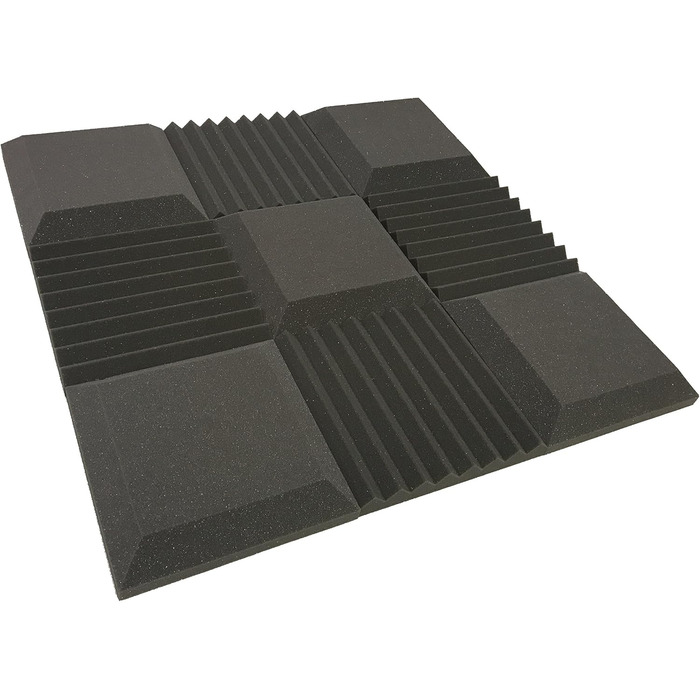 Акустичні шумопоглинаючі панелі Studio-Dämmplatten від Advanced Acoustics, пінополіуретан, 30.5 см, NRC 0.80 (1.48 кв.м), 16 шт.