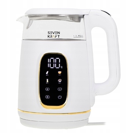 Електричний чайник Sevenkraft SK 1308wg, 2200 Вт, 1,7 л, білий