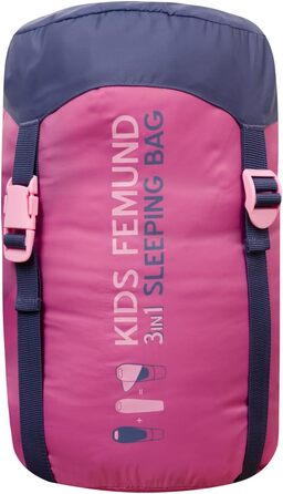 Дитячий спальний мішок Trollkids Femund 3in1, рожевий, універсальний розмір