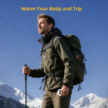 Електричні грілки для рук 2 шт. FANDLISS, портативні, акумуляторні, 6000mAh, до 12 годин роботи, USB, для кемпінгу, полювання, гольфу, білі та зелені (біло-чорні)