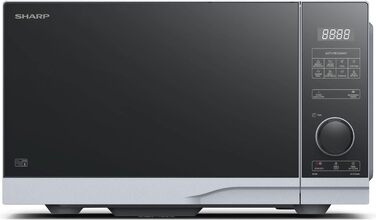 Мікрохвильова піч SHARP PS254AES, 900W, срібна, 10 рівнів потужності, функція розморожування