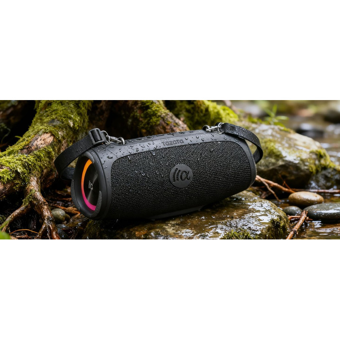 TAZATA Bluetooth колонка портативна 90W з Power Bank, USB, водонепроникна для вечірок, пляжу, басейну