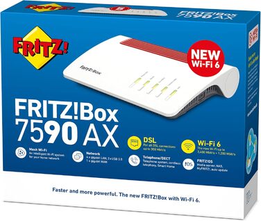 Роутер Wi-Fi AVM FRITZ!Box 7590 AX International Single