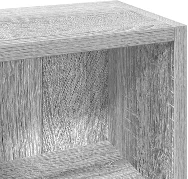Стелаж для полиці VidaXL 2 шт., сірий Sonoma, 21 x 16 x 93.5 см - для спальні, вітальні, офісу