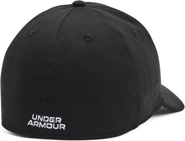 Кепка Under Armour Blitzing ADJ для хлопчика, чорно-біла, розмір L-XL