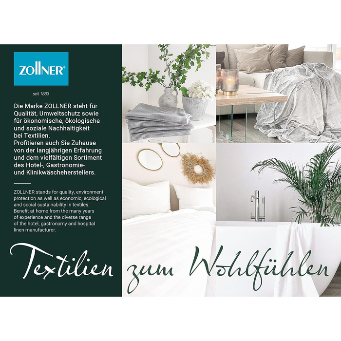 ZOLLNER 5-Piece Bath Towel Set, Bath Towels, 100x150 cm, Cotton, White 100 x 150 cm
