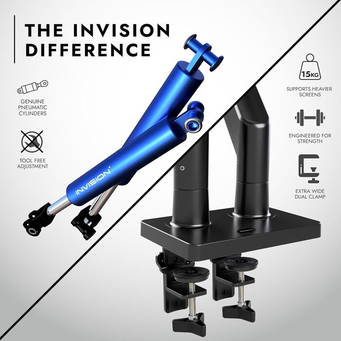 Кріплення для монітора Invision Doppel MX900: два монітори, 24-35