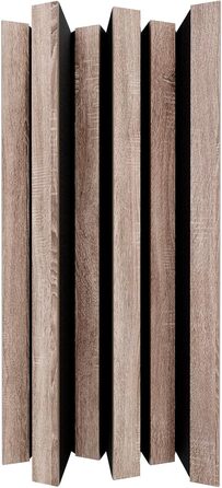 Набір акустичних диффузорів Arto-HALF 2D (2 шт), 50 x 50 см, для звукопоглинання та шумоізоляції стін, колір Sonoma