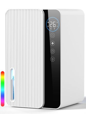 Електричний осушувач повітря 1800 мл, енергозберігаючий для спальні та ванної кімнати, 22,5 Вт, тихий режим, таймер, автовимкнення (700 мл/день)