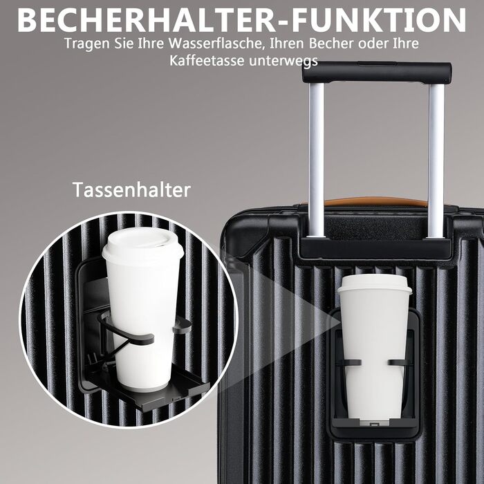 Чемодан Joyway ABS з жорсткою оболонкою, розширюваний, на 4 колесах, з TSA замком, набір 3 шт. (зелений, чорний)