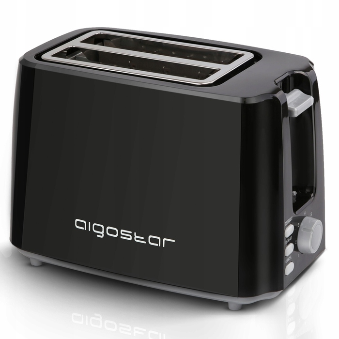 Тостер Aigostar Warrior, чорний, 750 Вт