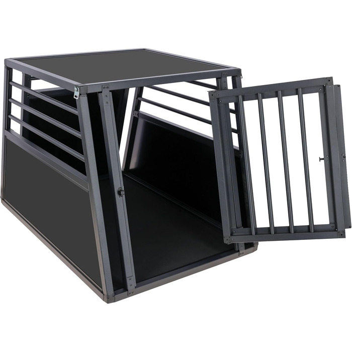 Kerbl Pet Транспортний бокс для тварин Vacation, алюмінієвий, для собак, 92x97x68 см, з антиковзким килимком