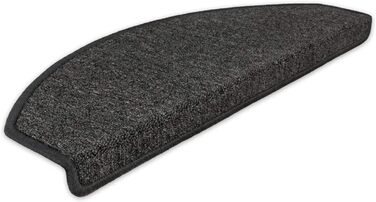 Kettelservice-Metzker Rambo Step Mats - Anthracite (15-Piece Set, Half-Round)