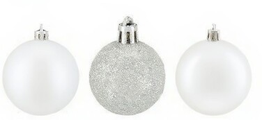 Relaxdays Set of 138 Christmas Baubles